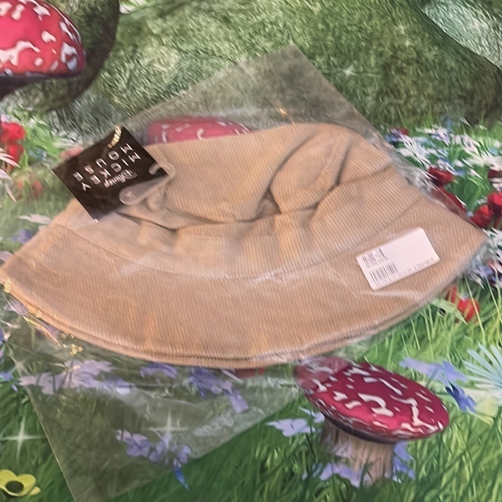 Tan Mickey Mouse Bucket Hat - One Size, NWT - Picture 11 of 12